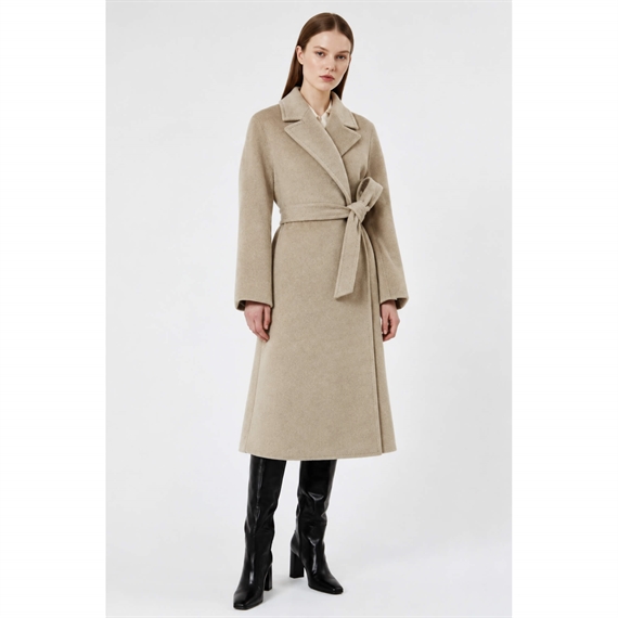Max Mara Studio MSTGIORNO Frakke, Beige Melange