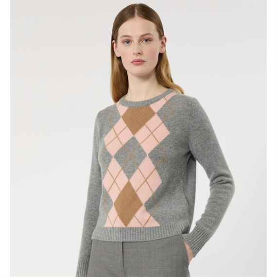 Max Mara Studio MSTFARAONE Strik, Light Grey