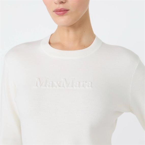 Max Mara MXMMANTO Strik, Hvid
