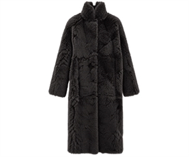 Utzon CHIBA Lacon Teddy Frakke, Sort