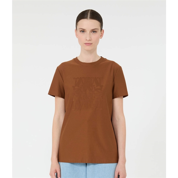 Max Mara MXMPANFILO T-shirt, Tobacco