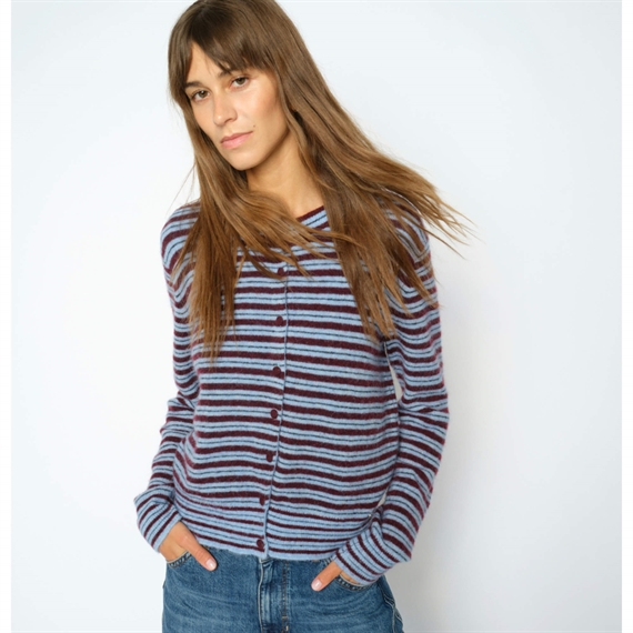 Mos Mosh Milvi Stripe Cardigan, Port Royale 