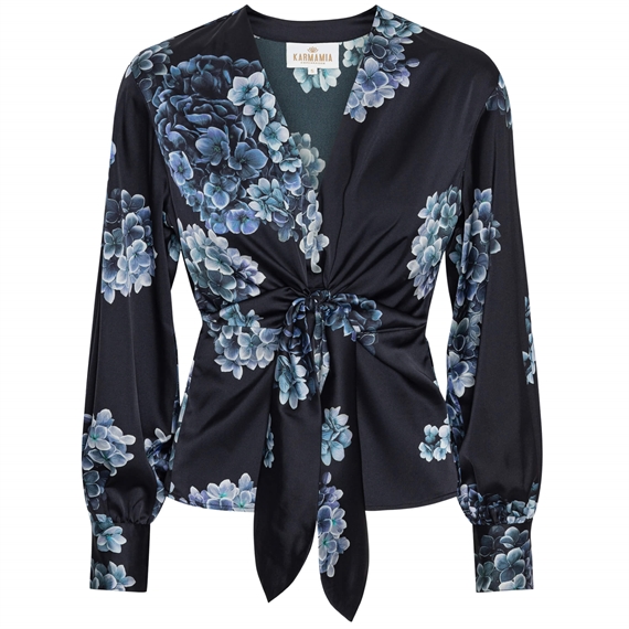 Karmamia Blair Bluse, Hydrangea