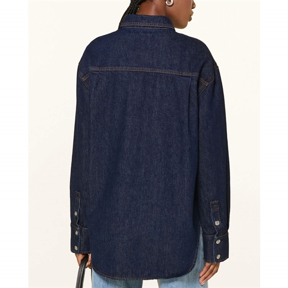 Anine Bing Samy Shirt, Unwashed Blue