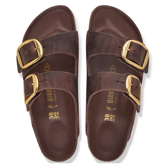 Birkenstock Arizona Big Buckle Sandaler, Habana