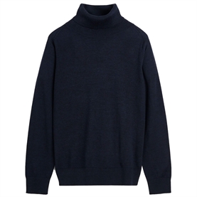 Skall Studio Amara T-neck Strik, Dark Navy