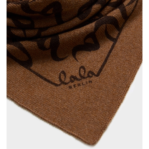 Lala Berlin Triangle Lalagram M Cashmere, TawnyLala Berlin Triangle Lalagram M Cashmere, Tawny