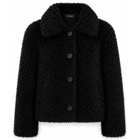 Utzon JULEE Lacon Teddy Jakke, Sort