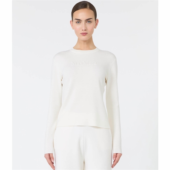 Max Mara MXMMANTO Strik, Hvid