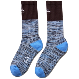 Lala Berlin Socks 4, Cotton Mix Brown/Blue