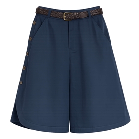 Sea New York Odessa Culotte Shorts, Navy