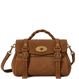 Mulberry Mini Alexa Vintage Oak Suede