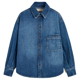 Aiayu Casy Shirt Denim, Worn Blue