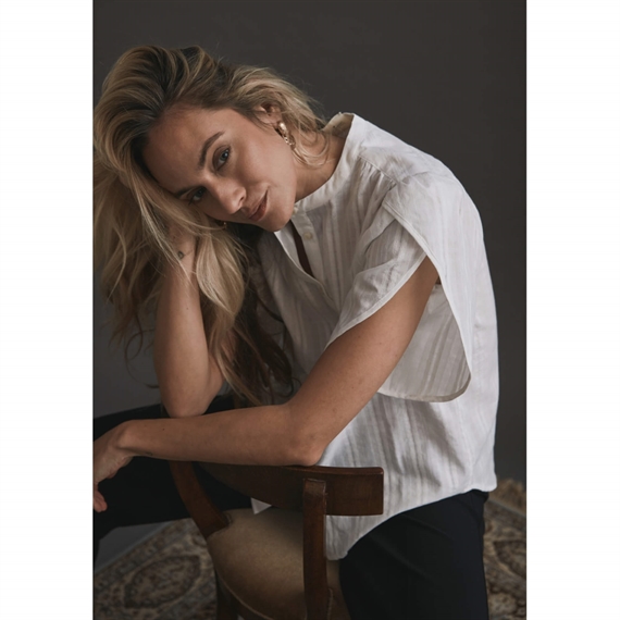 Heartmade Tulin Bluse, White Daisy