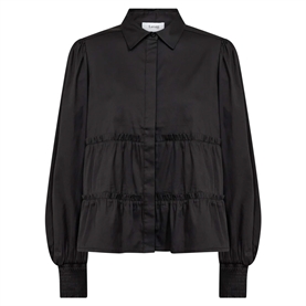 Levete Room LR-ISLA Solid 95 Skjorte, Sort