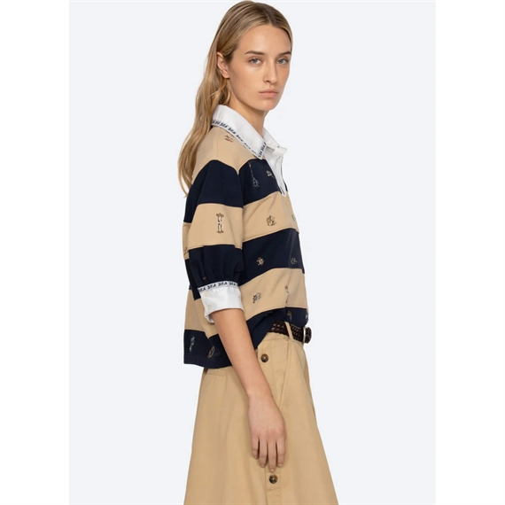 Sea New York Juliet Rugby Top, Multi