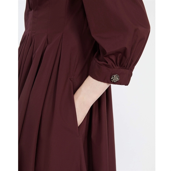 S\'Max Mara SMMADAGIO Kjole, Dark Red