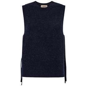 Mos Mosh Thora Tie Strik Vest, Salute Navy