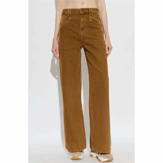 Isabel Marant Etoile Lemony Jeans, Bronze