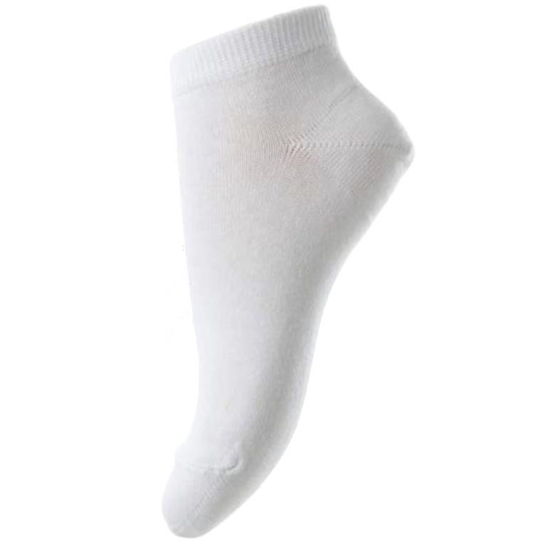 Plain sneaker socks, hvid