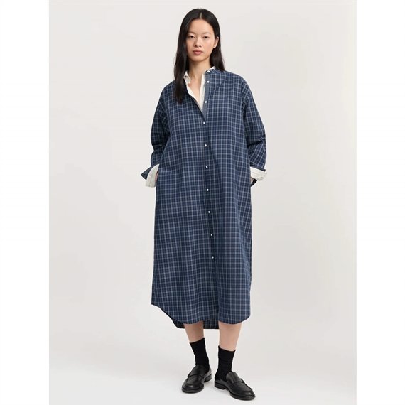 Aiayu Sani Dress Check, Mix Navy