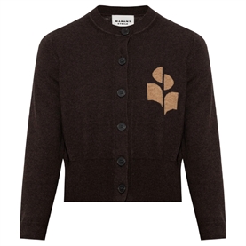 Isabel Marant Etoile Newton Cardigan, Chocolate