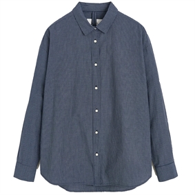 Aiayu Shirt Check Skjorte, Navy Check