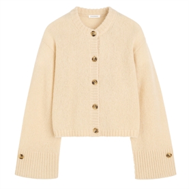 By Malene Birger Cierrou Soft Cardigan, Vanilla Cream