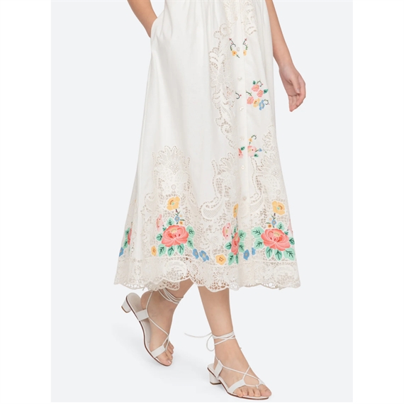 Sea New York Astrid Embroidery Kjole, Multi