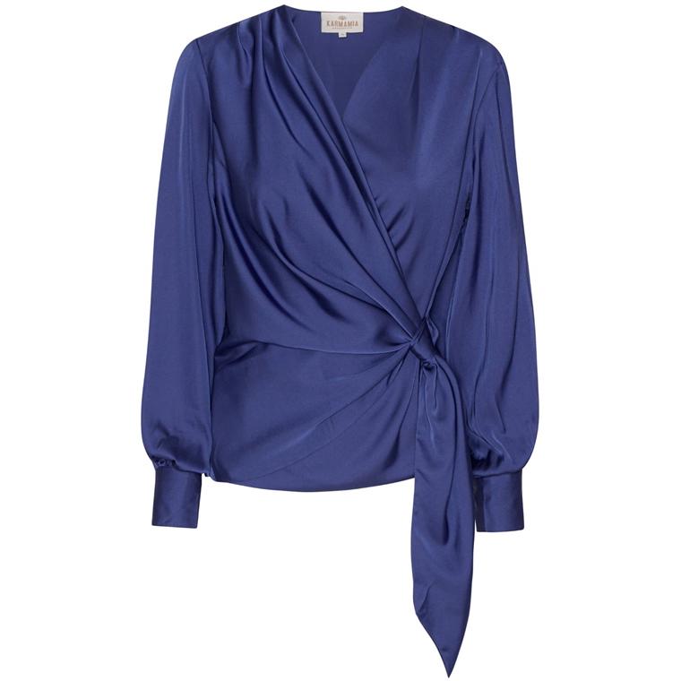 Karmamia Ines Bluse, Midnight Blue