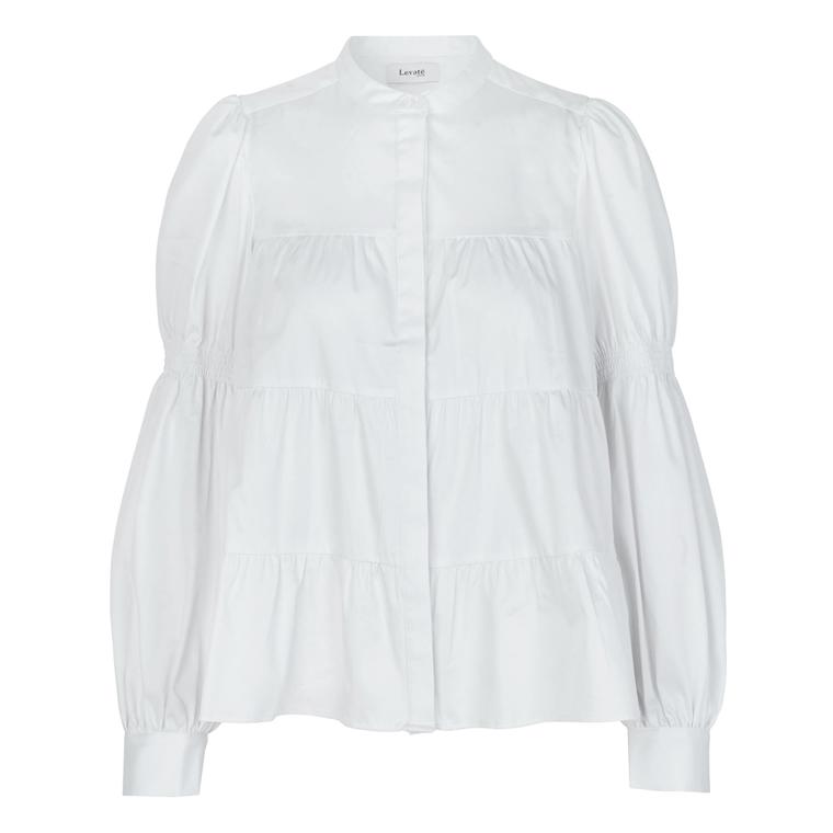 Lr-Isla-Solid 15 Skjorte, Hvid