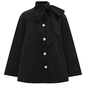 Zimmermann Valiant Pussybow Jakke, Sort