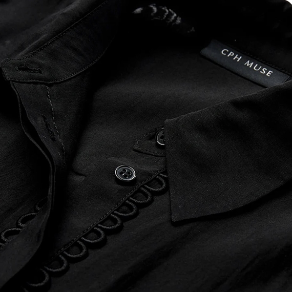 Copenhagen Muse CMMOLLY Bluse, Sort