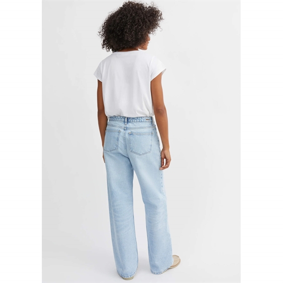 Skall Studio Willow Wide Jeans, Worn Light Blue
