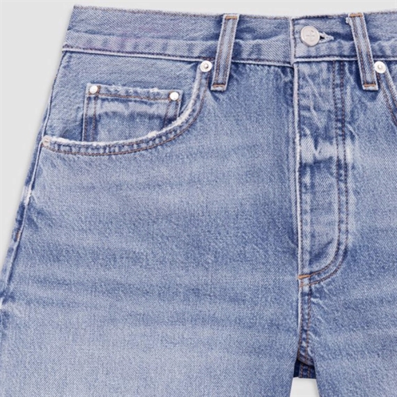 Anine Bing Delaney Shorts, Arbor Blue