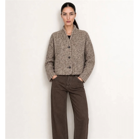 Levete Room LR-TAMARA 1 Jakke, Plaza Taupe Combi