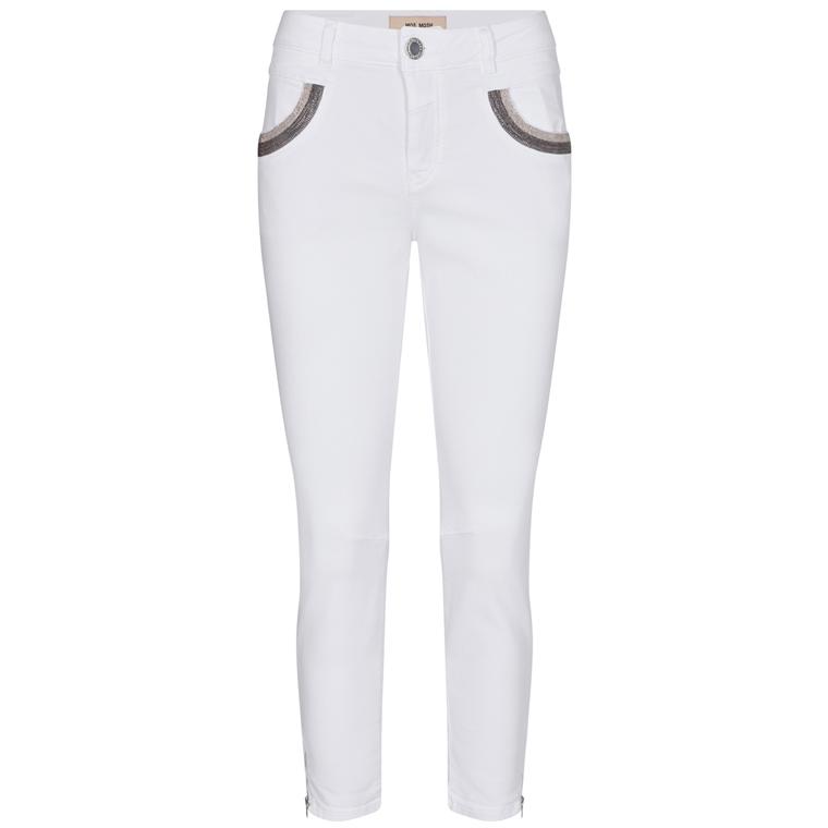 Naomi Shade Jeans, White - Mos Mosh