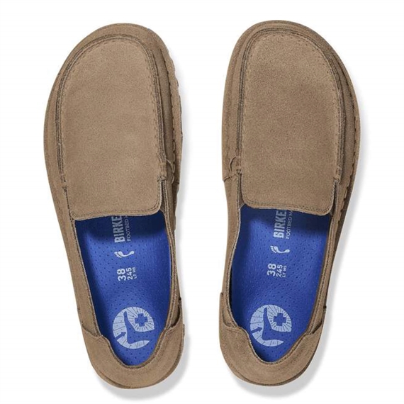 Birkenstock Utti Slip On Sko, Gray Taupe 