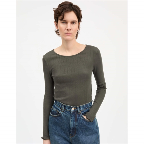 Skall Studio Edie Bluse, Dark Green