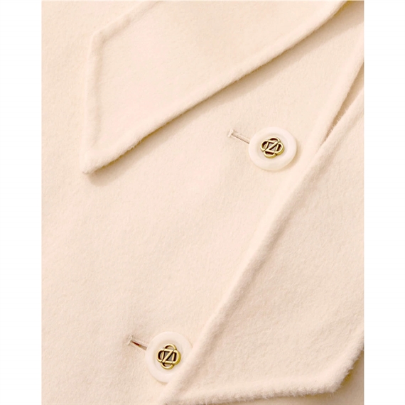 Zimmermann Valiant Pussybow Jakke, Cream