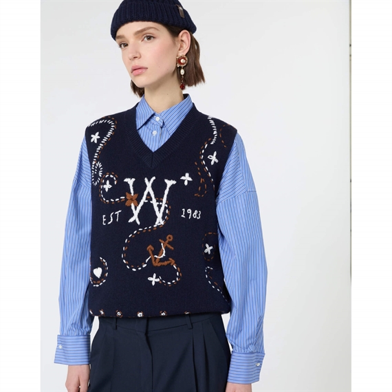 Weekend Max Mara WKDCACAO Vest, Ultramarine 