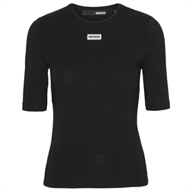 Rotate Short Sleeve Logo T-Shirt, Sort