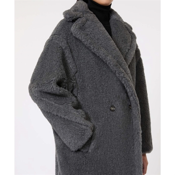 Max Mara TEDDY1 Frakke, Dark Grey