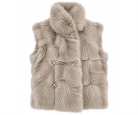 Utzon VJENS Toscana Vest, Silver Mink