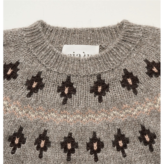Aiayu Wyn Sweater, Mix Pure Grey 