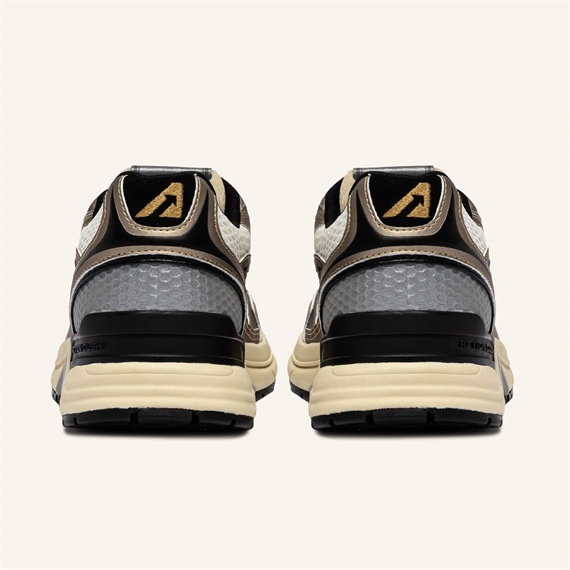Autry Hyperway Low Sneakers, Plat/BLK