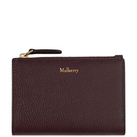 Mulberry Continental Bifold Zip Wallet, Oxblood