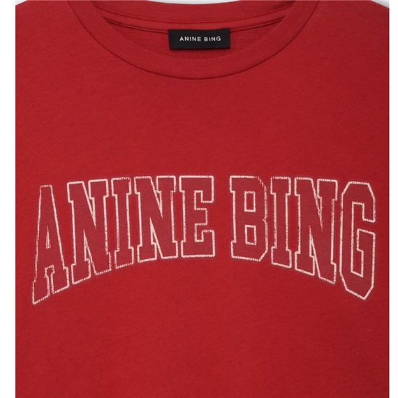 Anine Bing Shelly T-shirt, Tango Red