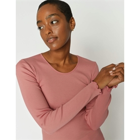 Mos Mosh MMElaine Seamless T-shirt, Dusty Rose