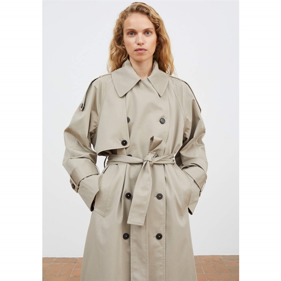 Skall Studio Mahsa Trenchcoat, Stone Moss